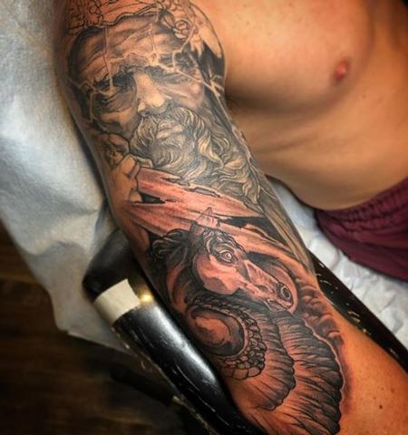 Tattoos - Greek sleeve - 138861